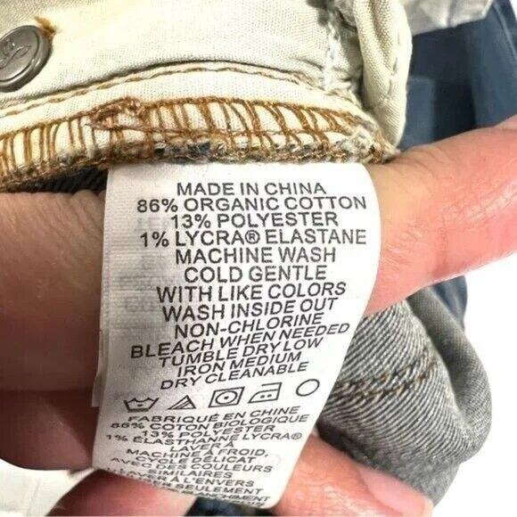 NWT prAna Sienna Mid Rise Cotton Stretch Skinny Jeans 0 / 25 Deep Blue #3236 - Picture 8 of 14